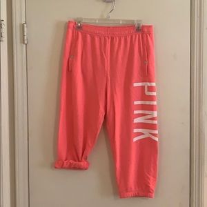 ‼️SOLD‼️ Pink Cropped Sweat Pants